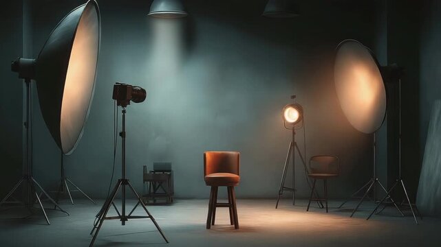 Lighting equipment and a professional photographic studio setup