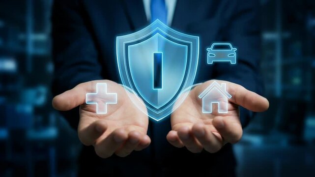 Digital health insurance policy providing family life financial protection with online service for risk management ensuring safety security and comprehensive coverage across multiple aspects of life