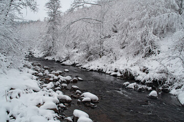 d&eacute;cor enneig&eacute;