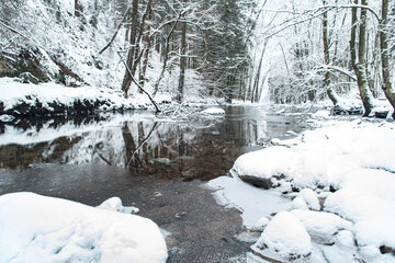 d&eacute;cor enneig&eacute;
