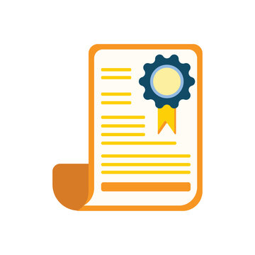Diploma Document Illustration &ndash; Academic Certification