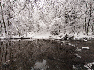 d&eacute;cor enneig&eacute;