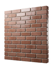 Obraz premium Textured brick facade made from reclaimed bricks.