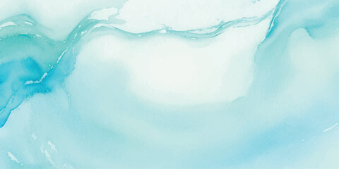 Minimal Abstract Ocean Wave Watercolor Texture Background