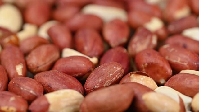 video of roasted peanuts