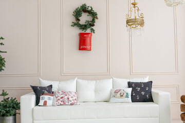 christmas vintage decor in a studio