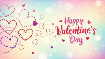 Happy valentine's day card