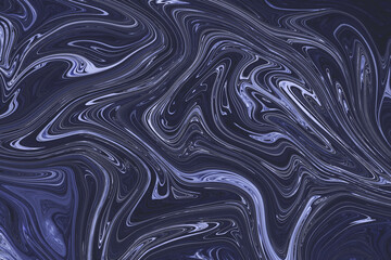 Fototapeta premium Dark Abstract Fluid Background with Swirling Lines