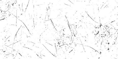 White Background with Scattered Grey Dust Specks and Thin Linear Scratches Creating a Distressed Texture for Vintage Grunge Overlay.