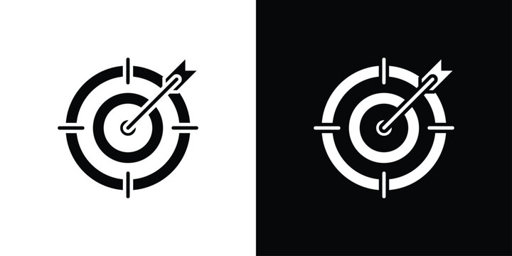Goal Icon Sheet Black And White
