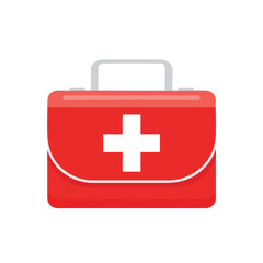 Obraz premium Red First Aid Kit Icon