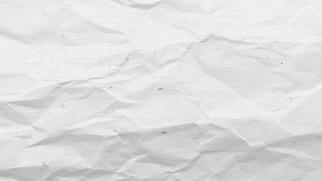 4K resolution background of paper texture background. Crumpled paper abstract shape background with animation.