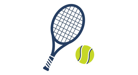 Professional tennis racket and ball for sports enthusiasts and athletes