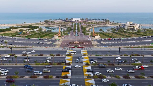 Al-Khobar, Saudi Arabia: Video footage of the Al-Khobar Corniche