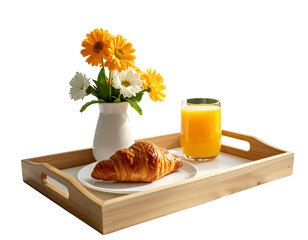 Sunny Breakfast Tray with Croissant and Orange Juice. More by ARNIKA ISLAM 