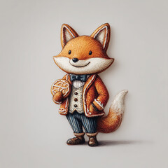 ceramic cat with a smile