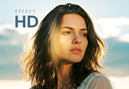 Cinematic Golden Hour Light HD Fashion Photography Photo Effect