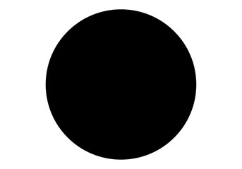 &Iacute;cono de c&iacute;rculo negro s&oacute;lido simple