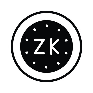 A captivating glyph icon of zambian kwacha is ready