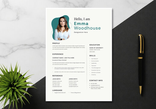 Modern and Professional Resume Template for Corporate Job Applications