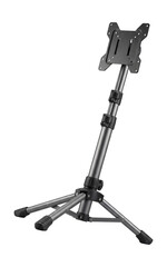 Naklejka premium Lightweight portable TV stand with a collapsible design.