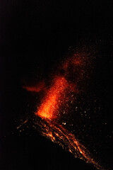 Midnight Eruption: The Fiery Heart of Guatemala © Rick