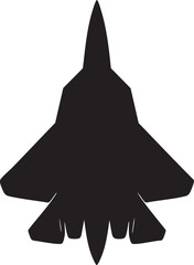 Sukhoi Su-57 Fifth Generation Stealth Fighter Jet Vector Illustration	
