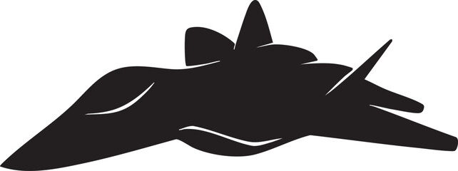 Sukhoi Su-57 Fifth Generation Stealth Fighter Jet Vector Illustration	