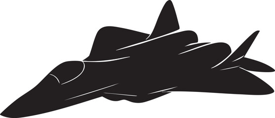 Sukhoi Su-57 Fifth Generation Stealth Fighter Jet Vector Illustration	