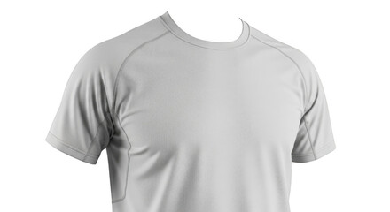 Blank White Athletic Tshirt Mockup With Raglan Sleeves