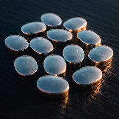 silver shot close-up