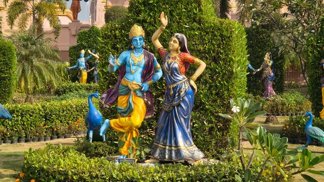 statue of the radhe krishna