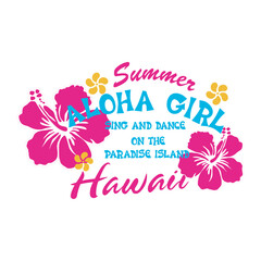 Fototapeta premium Vibrant tropical vector illustration featuring 