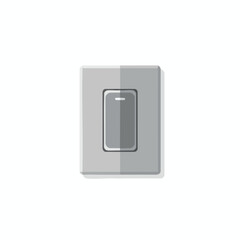 Light Switch on White Background