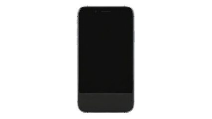 Modern smartphone, isolated on transparent background