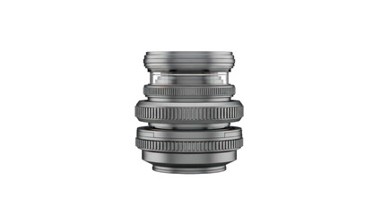 Vintage Camera Lens isolated on transparent background