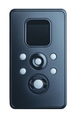 Wireless Video Doorphone Isolated on White Background - Wireless Video Doorphone with Intercom Feature