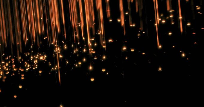Dynamic metal sparks produce a mesmerizing abstract visual effect that is ideally suited for use as backgrounds or within various motion graphics projects that require a striking appearance