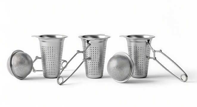 Stainless Steel Tea Infuser Collection: Strainers and Balls for Perfect Loose Leaf Tea.