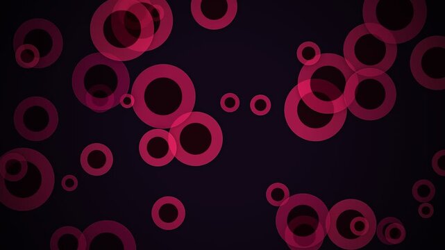 4K Abstract Phobia Background - Seamless Looping Dark Organic Cells