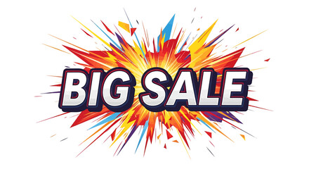 Explosive Big Sale Graphic Design for Promotions and Advertising