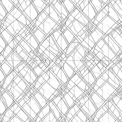 Architectural Blueprint Seamless Pattern &ndash; Abstract Lines
