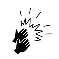 Obraz premium award silhouette on white background