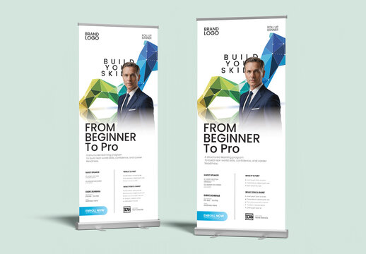 Leadership Conference Roll Up Banner Template