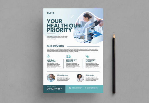 Medical and Clinic Flyer Template