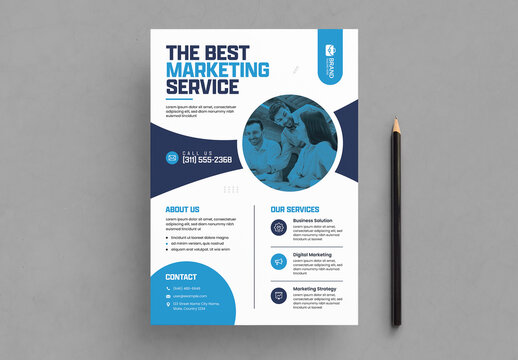 Simple Corporate Flyer Layout