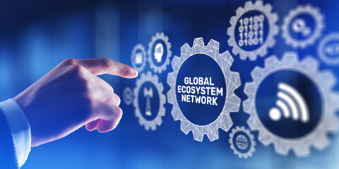 Global Ecosystem Network Connecting Digital Technologies and Wireless Systems