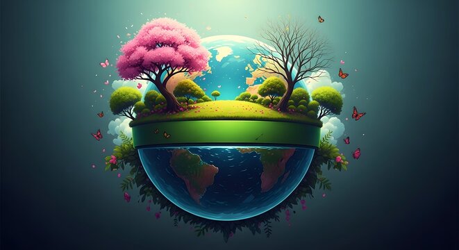 Earth's harmony a world of balance and nature