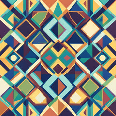 Sacred Ratio Seamless Pattern &ndash; Modern Abstract