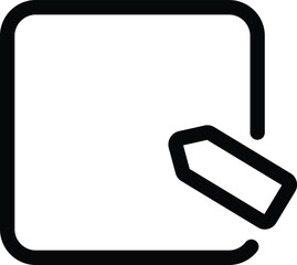 Pencil writing on square white paper